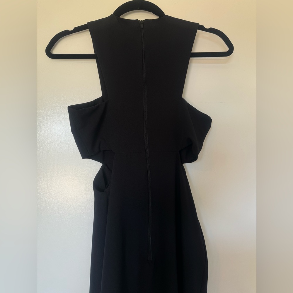 Vesper 247 - Black Maxi High Slit Dress - Picture 7 of 7